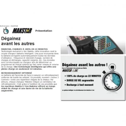 Visseuse Sans Fil Ensemble Makita 18 V DDF482 DTD152 Batteries Et Chargeur -Électroportatif et pneumatique Soldes sans titre 11
