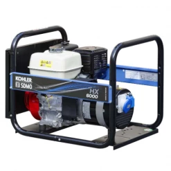 Groupe électrogène Groupe électrogène HX 6000 C5 Monophasé 230 V Moteur Essence Honda 6 KW/6.60 KVA SDMO