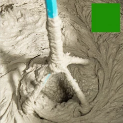 Turbines De Malaxage Et Accessoires Pour Malaxeur Turbine De Malaxage Collomix KR 6 Pans Pour Mandrin Ø 90 Mm - Longueur 590 Mm