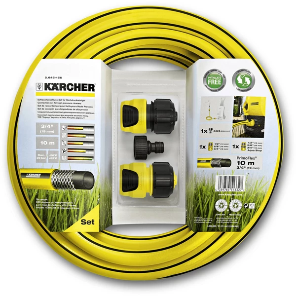 Kärcher Flexible Kit De Débouchage, Adaptateurs Et Filtres Set De Raccordement Pour Nettoyeur Haute Pression Karcher - Avec 10 M De Tuyau 3/4" (19 Mm) 2.645-156.0 2 Kärcher Flexible Kit De Débouchage, Adaptateurs Et Filtres Set De Raccordement Pour Nettoyeur Haute Pression Karcher - Avec 10 M De Tuyau 3/4" (19 Mm) 2.645-156.0 – Image 2