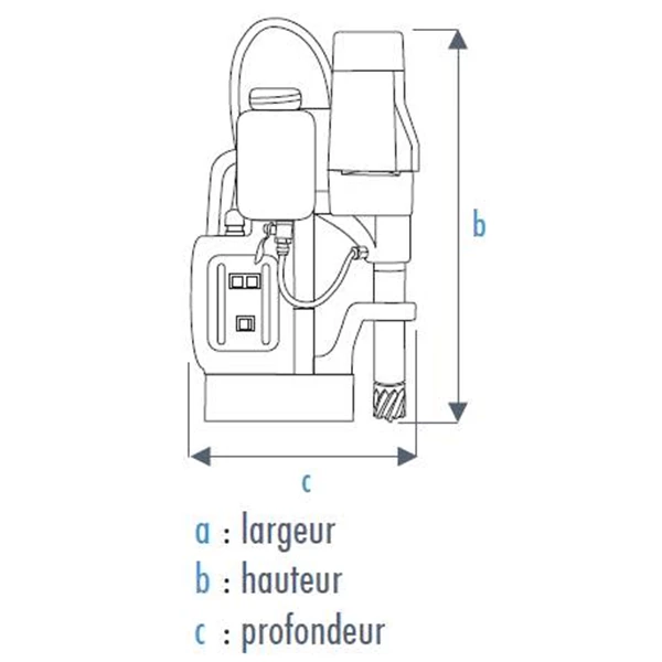 Perceuse Magnétique Perceuse à Base Magnétique 50 PM : Sidamo 20502034 3343735020347 2 Perceuse Magnétique Perceuse à Base Magnétique 50 PM : Sidamo 20502034 3343735020347 – Image 2