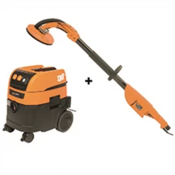 SPIT Paslode Ponceuse à Bras - Girafe Ensemble Ponceuse Girafe Spit DWS225 Et Aspirateur Spit AC1630P Ref:620916